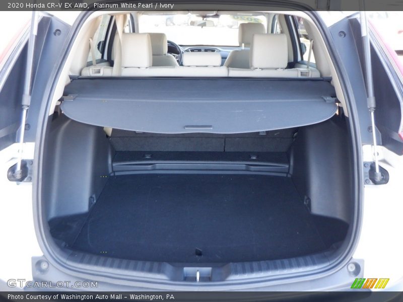Platinum White Pearl / Ivory 2020 Honda CR-V EX AWD