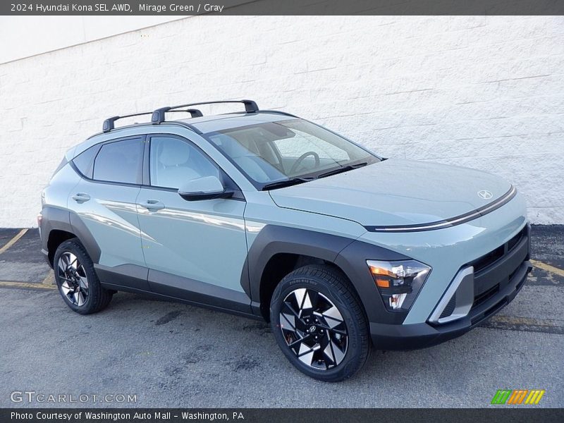 Front 3/4 View of 2024 Kona SEL AWD