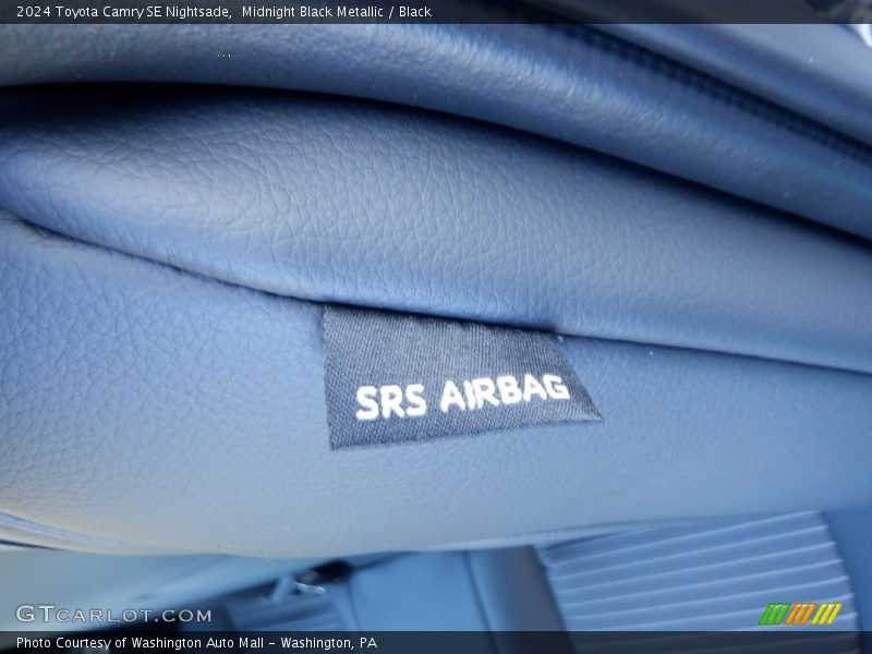 Midnight Black Metallic / Black 2024 Toyota Camry SE Nightsade