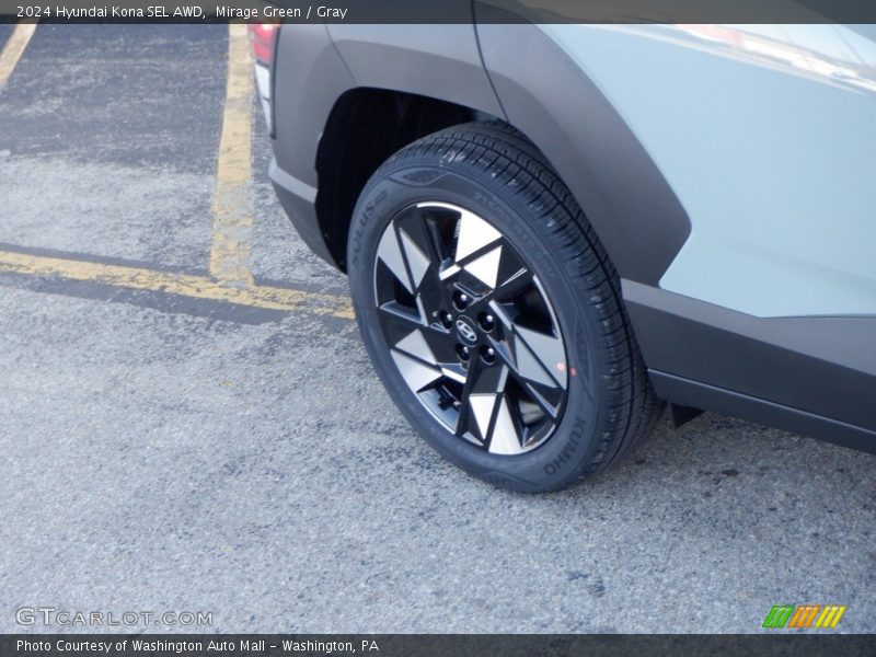 Mirage Green / Gray 2024 Hyundai Kona SEL AWD