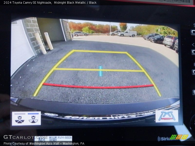 Controls of 2024 Camry SE Nightsade