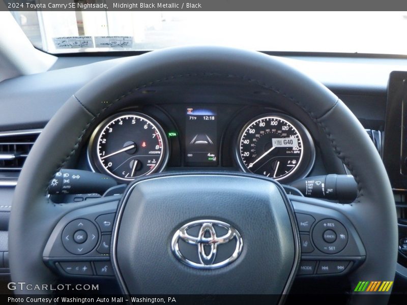  2024 Camry SE Nightsade Steering Wheel