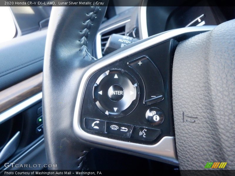 Lunar Silver Metallic / Gray 2020 Honda CR-V EX-L AWD