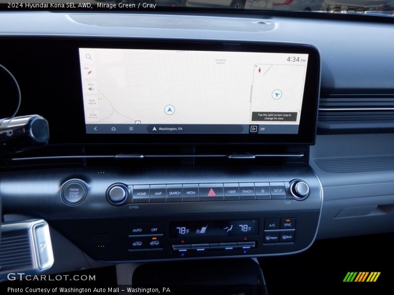 Mirage Green / Gray 2024 Hyundai Kona SEL AWD