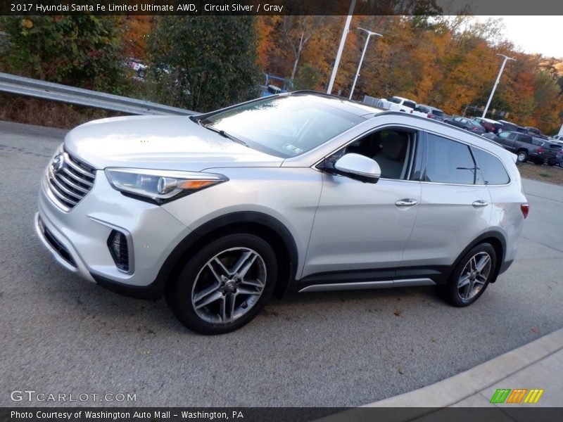 Circuit Silver / Gray 2017 Hyundai Santa Fe Limited Ultimate AWD