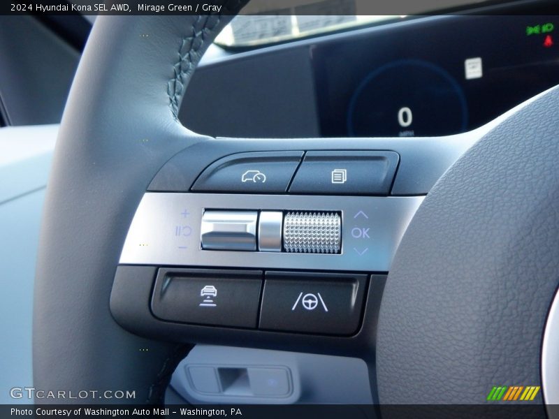 Mirage Green / Gray 2024 Hyundai Kona SEL AWD