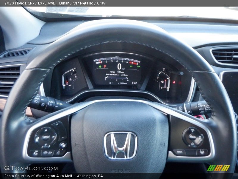 Lunar Silver Metallic / Gray 2020 Honda CR-V EX-L AWD
