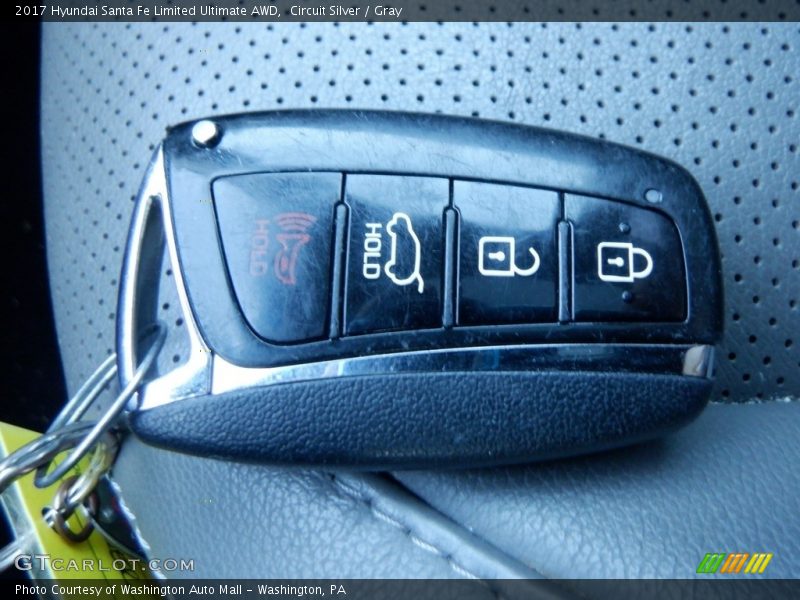 Circuit Silver / Gray 2017 Hyundai Santa Fe Limited Ultimate AWD