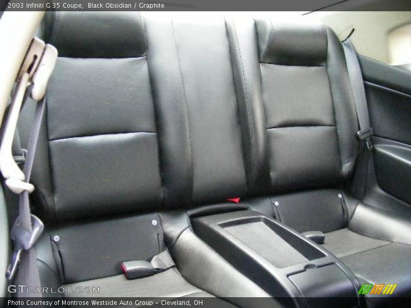 Black Obsidian / Graphite 2003 Infiniti G 35 Coupe