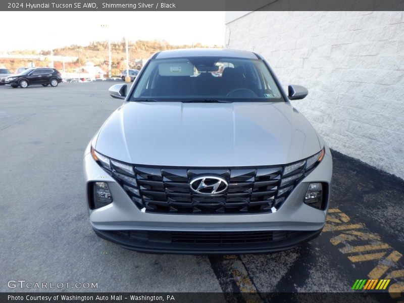 Shimmering Silver / Black 2024 Hyundai Tucson SE AWD