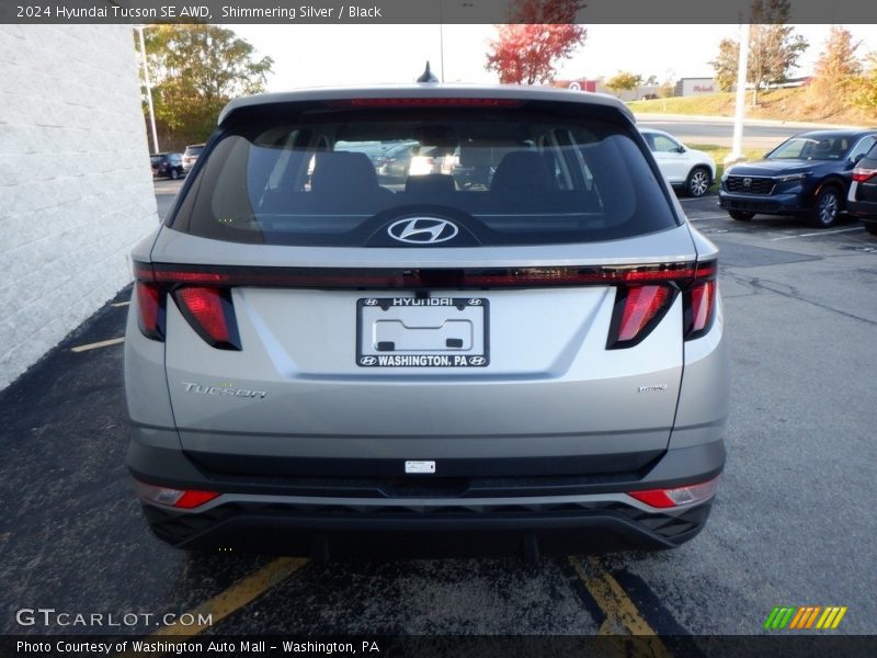 Shimmering Silver / Black 2024 Hyundai Tucson SE AWD