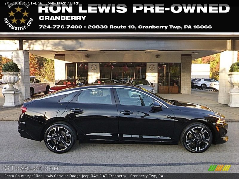 Ebony Black / Black 2021 Kia K5 GT-Line