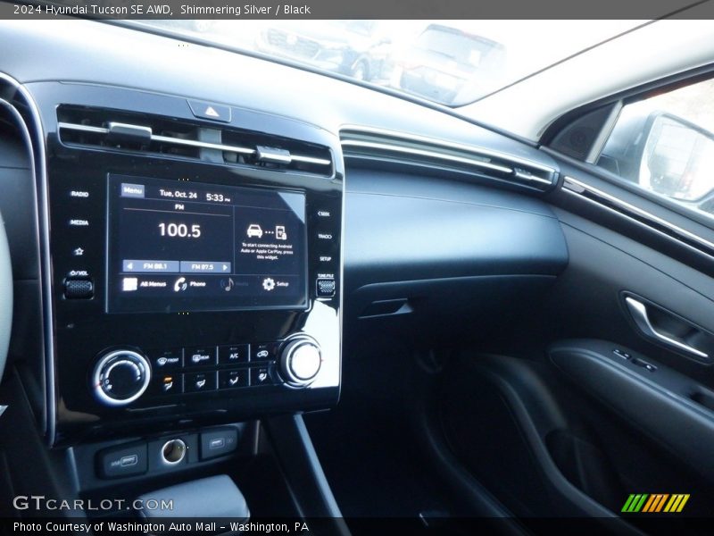 Shimmering Silver / Black 2024 Hyundai Tucson SE AWD
