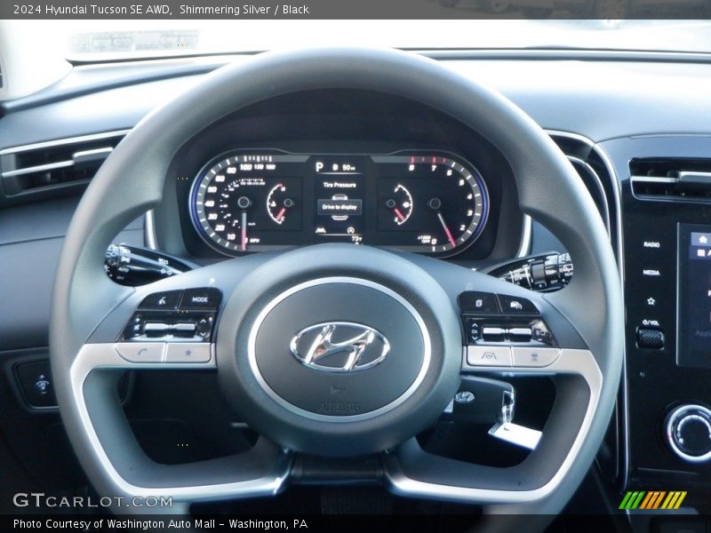 Shimmering Silver / Black 2024 Hyundai Tucson SE AWD