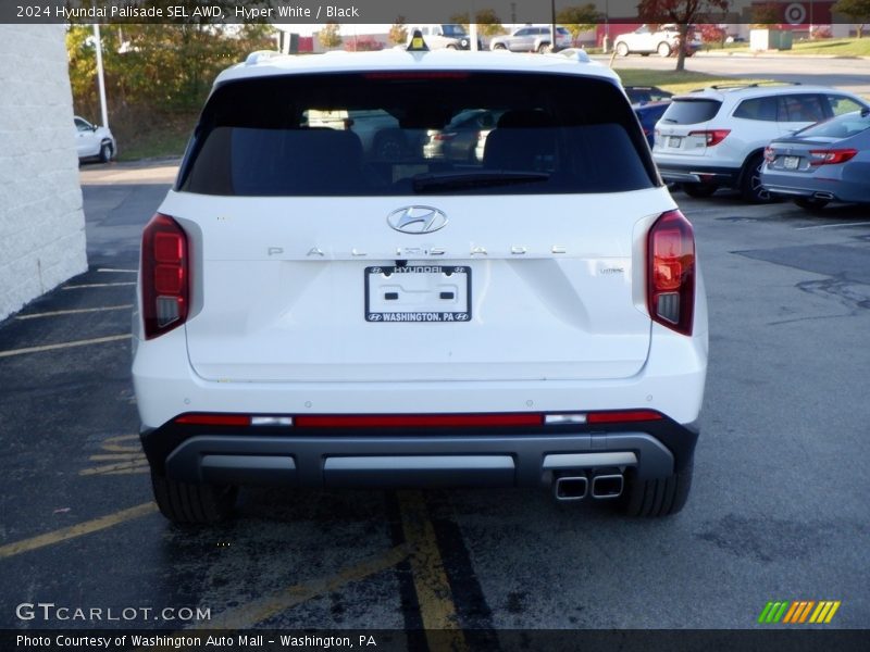 Hyper White / Black 2024 Hyundai Palisade SEL AWD