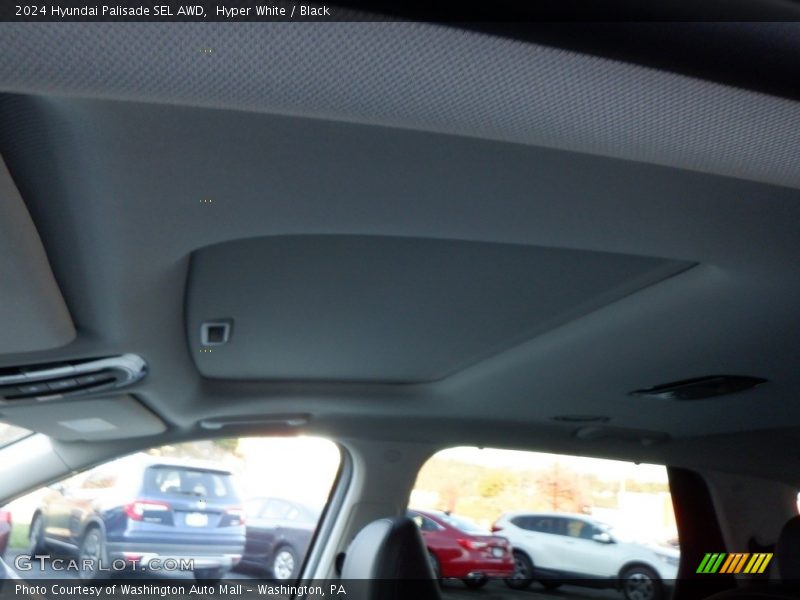 Hyper White / Black 2024 Hyundai Palisade SEL AWD