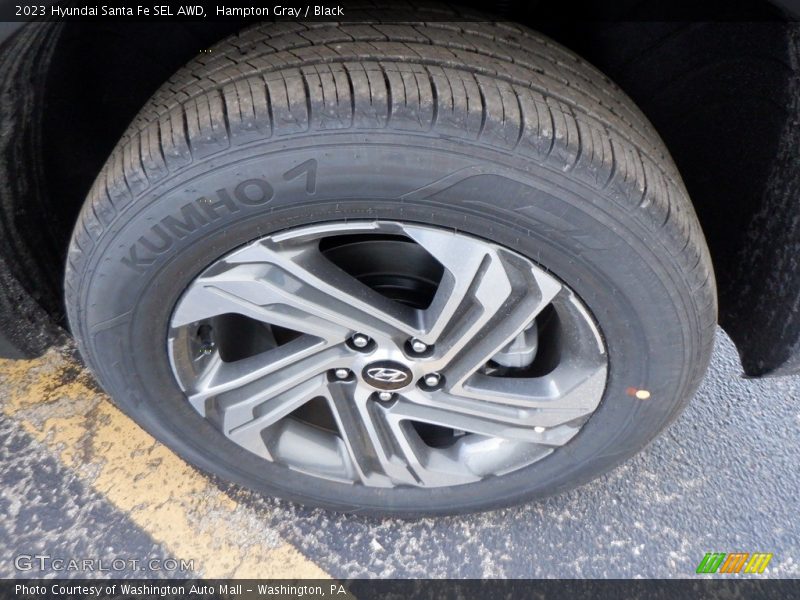 Hampton Gray / Black 2023 Hyundai Santa Fe SEL AWD