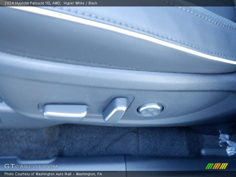 Hyper White / Black 2024 Hyundai Palisade SEL AWD