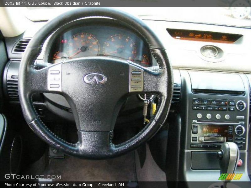 Black Obsidian / Graphite 2003 Infiniti G 35 Coupe