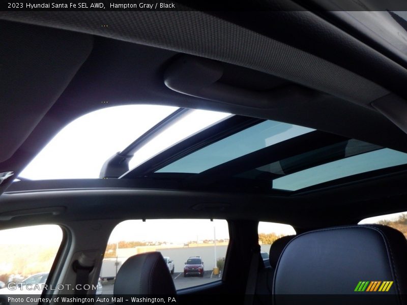 Hampton Gray / Black 2023 Hyundai Santa Fe SEL AWD