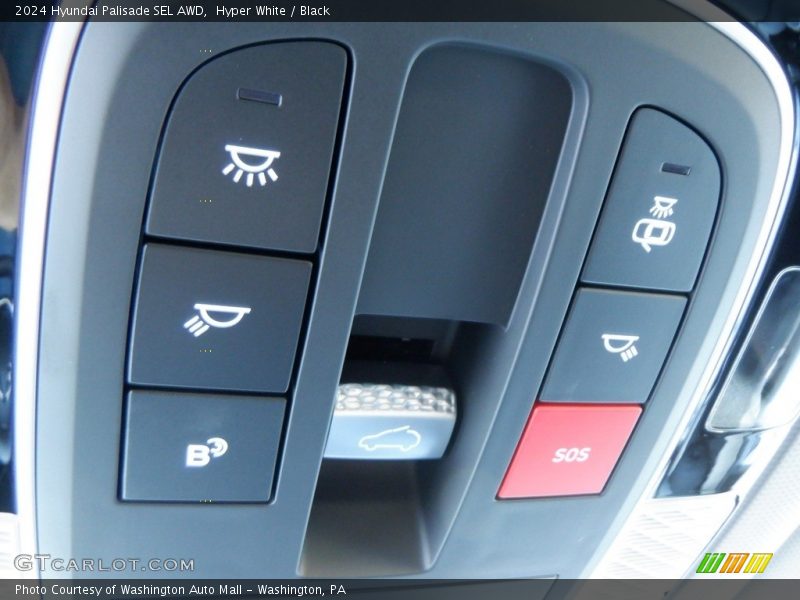 Hyper White / Black 2024 Hyundai Palisade SEL AWD