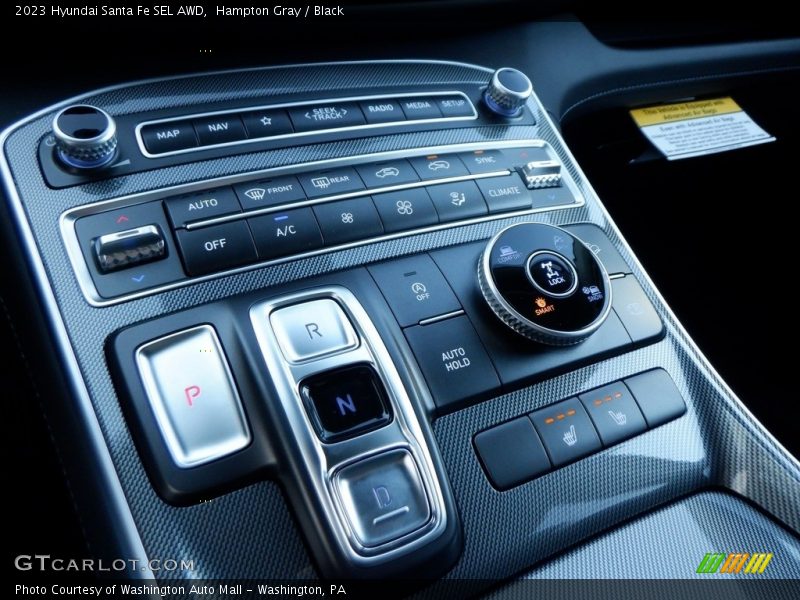 Hampton Gray / Black 2023 Hyundai Santa Fe SEL AWD