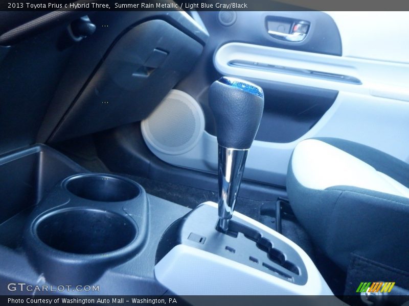 Summer Rain Metallic / Light Blue Gray/Black 2013 Toyota Prius c Hybrid Three