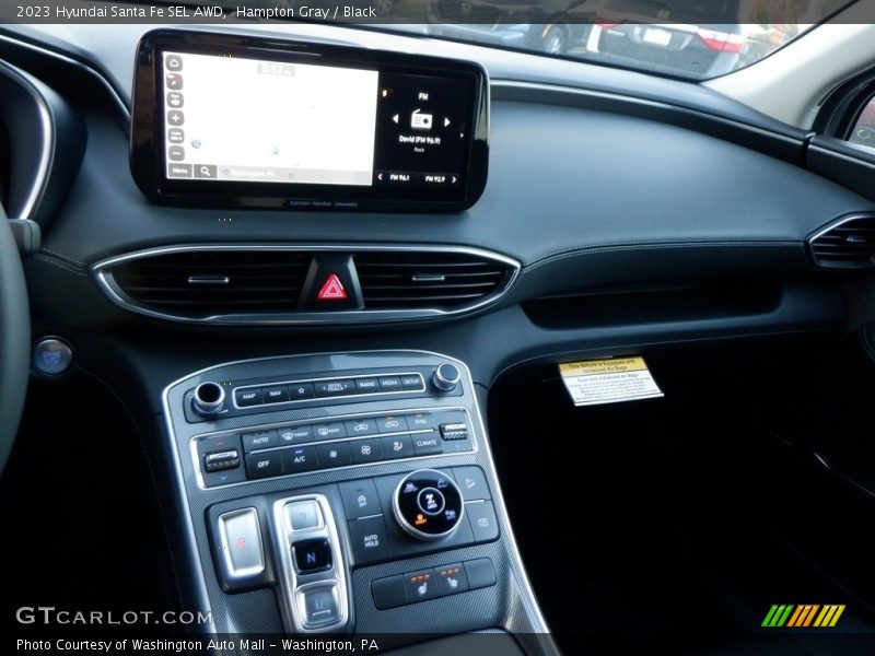 Hampton Gray / Black 2023 Hyundai Santa Fe SEL AWD