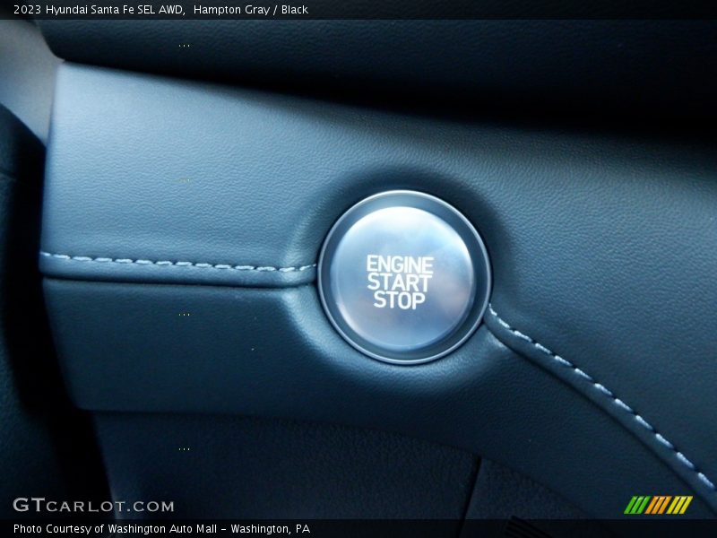Hampton Gray / Black 2023 Hyundai Santa Fe SEL AWD