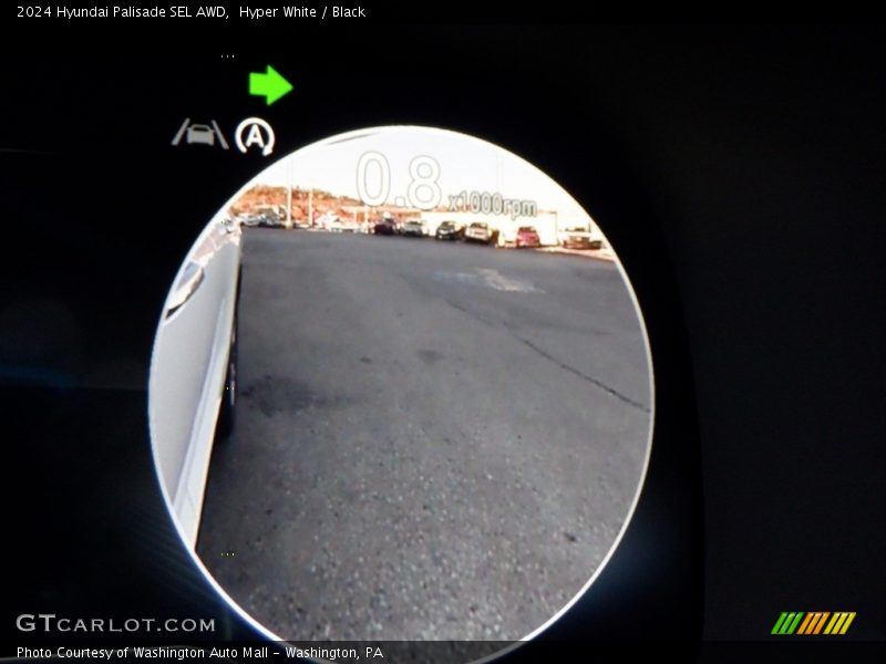 Hyper White / Black 2024 Hyundai Palisade SEL AWD
