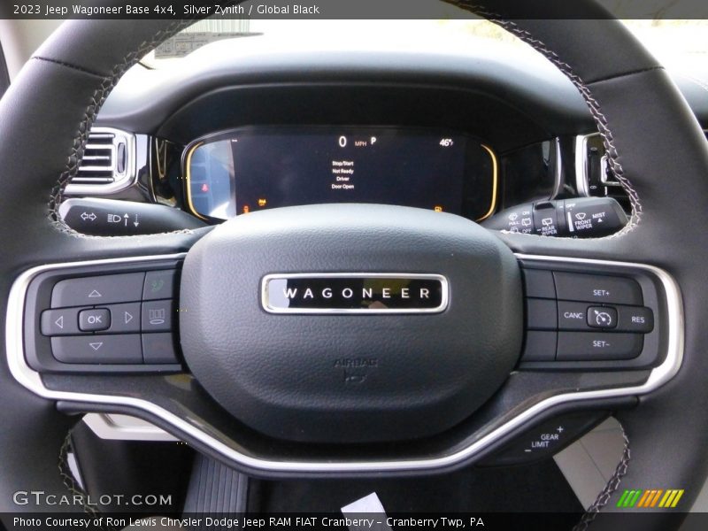 Silver Zynith / Global Black 2023 Jeep Wagoneer Base 4x4