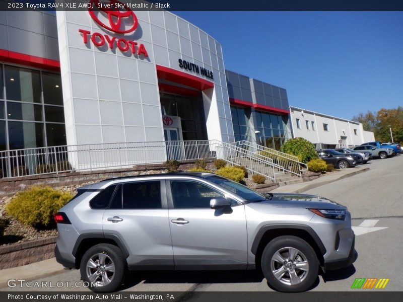 Silver Sky Metallic / Black 2023 Toyota RAV4 XLE AWD