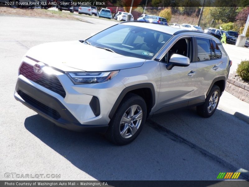 Silver Sky Metallic / Black 2023 Toyota RAV4 XLE AWD
