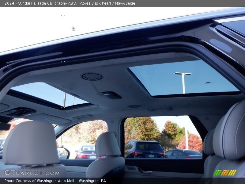 Abyss Black Pearl / Navy/Beige 2024 Hyundai Palisade Calligraphy AWD