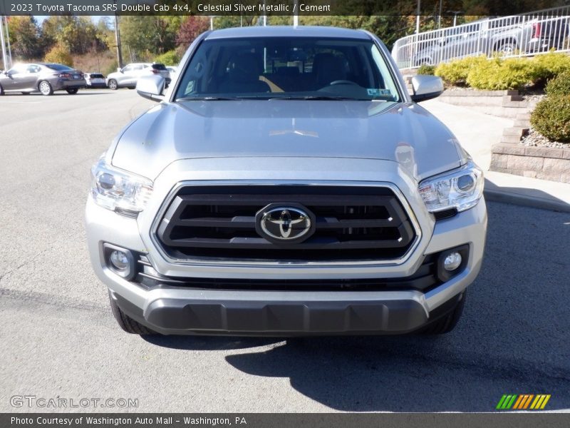 Celestial Silver Metallic / Cement 2023 Toyota Tacoma SR5 Double Cab 4x4