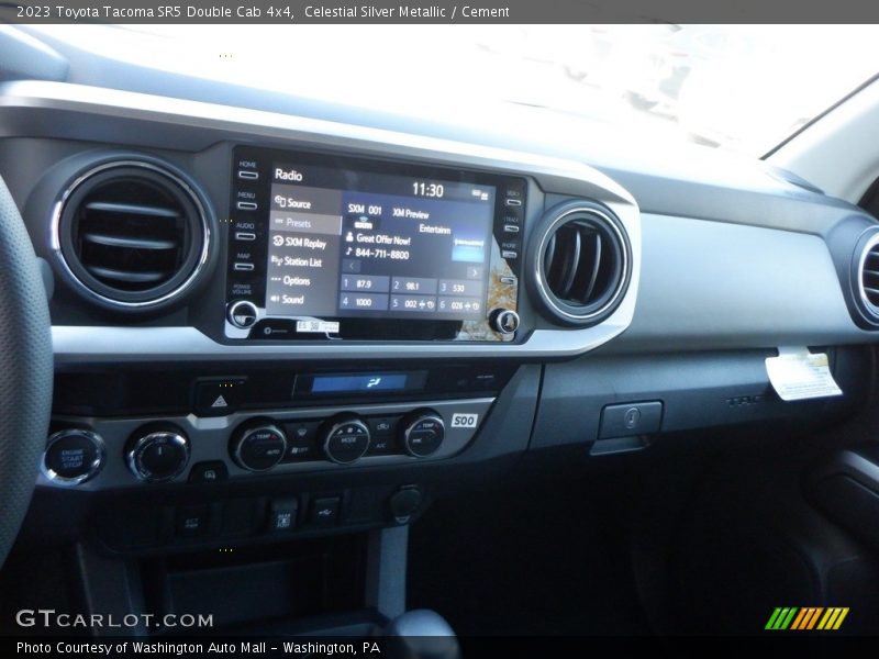 Dashboard of 2023 Tacoma SR5 Double Cab 4x4