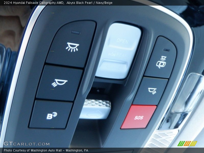 Abyss Black Pearl / Navy/Beige 2024 Hyundai Palisade Calligraphy AWD