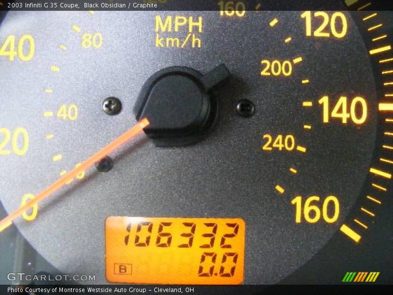 Black Obsidian / Graphite 2003 Infiniti G 35 Coupe