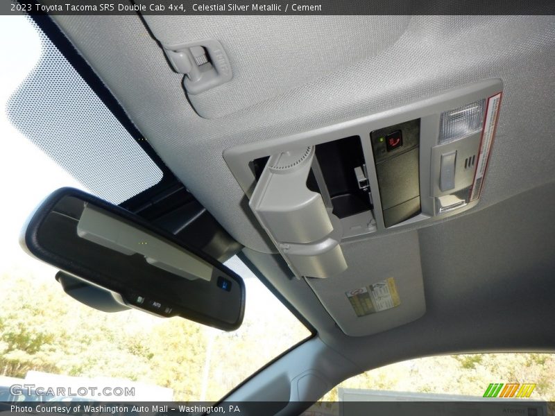 Celestial Silver Metallic / Cement 2023 Toyota Tacoma SR5 Double Cab 4x4