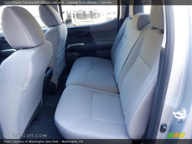 Rear Seat of 2023 Tacoma SR5 Double Cab 4x4