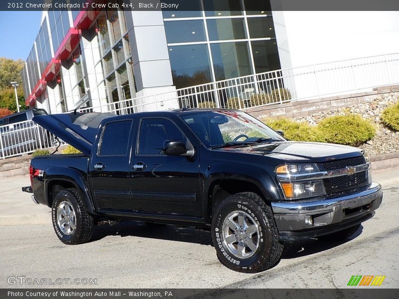 Black / Ebony 2012 Chevrolet Colorado LT Crew Cab 4x4