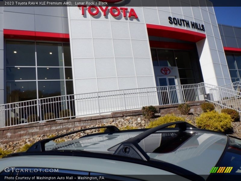 Lunar Rock / Black 2023 Toyota RAV4 XLE Premium AWD