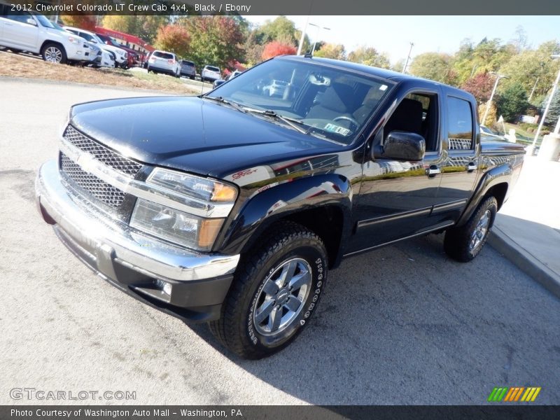 Black / Ebony 2012 Chevrolet Colorado LT Crew Cab 4x4