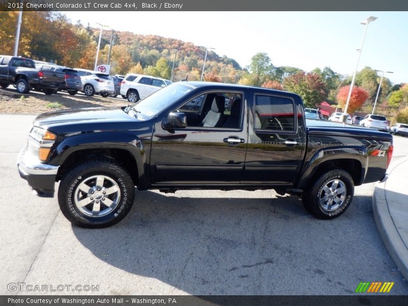 Black / Ebony 2012 Chevrolet Colorado LT Crew Cab 4x4