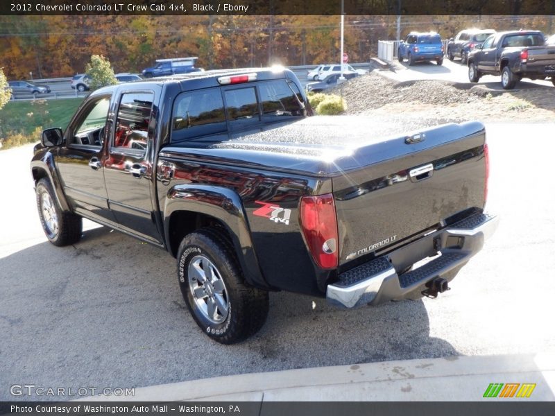 Black / Ebony 2012 Chevrolet Colorado LT Crew Cab 4x4