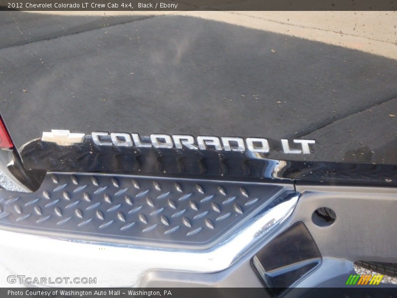 Black / Ebony 2012 Chevrolet Colorado LT Crew Cab 4x4