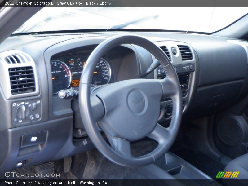 Black / Ebony 2012 Chevrolet Colorado LT Crew Cab 4x4
