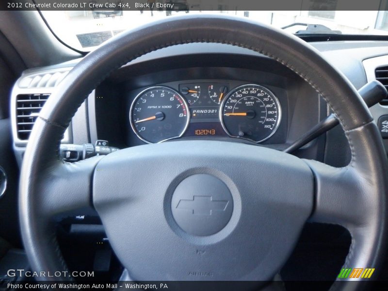 Black / Ebony 2012 Chevrolet Colorado LT Crew Cab 4x4