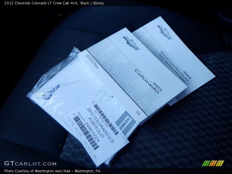 Black / Ebony 2012 Chevrolet Colorado LT Crew Cab 4x4
