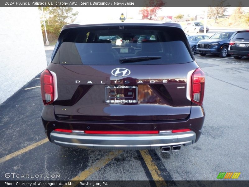  2024 Palisade Calligraphy AWD Sierra Burgundy
